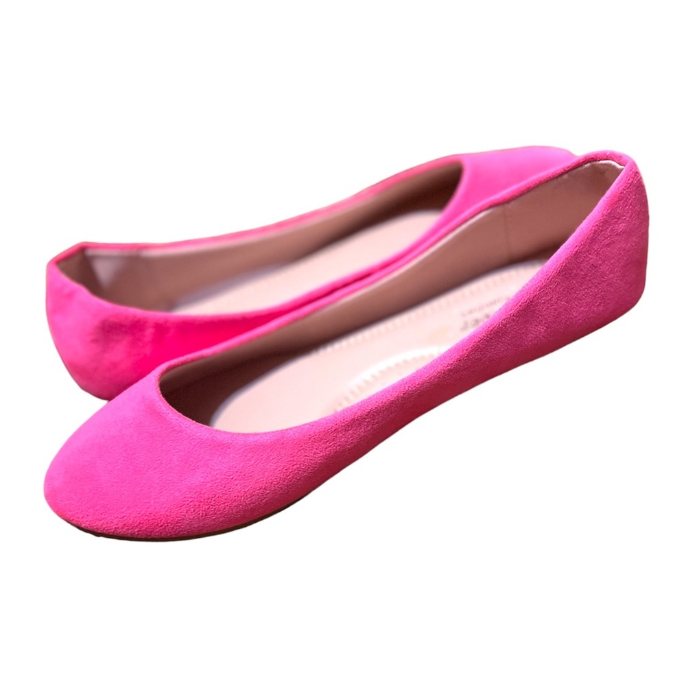 NWOT💖 HOT PINK BALLERINA SHOES! Forever 21 Brand! Women’s Size 7 1/2 🩷